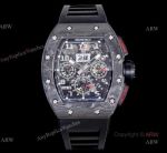 KV Factory Swiss Replica Richard Mille RM 011 All Black Carbon Watch